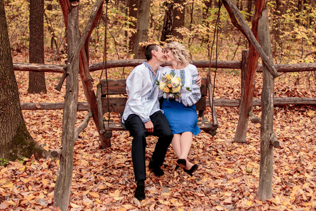 осіннє весілля фотосет