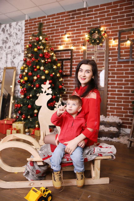 сімейний фотосет 6 новорічний