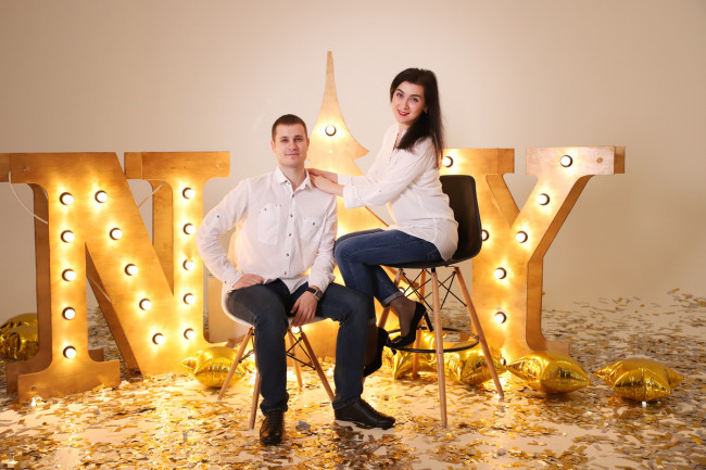 сімейний фотосет 6 новорічний